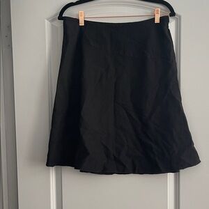 Vintage Wool Black Women's Skirt